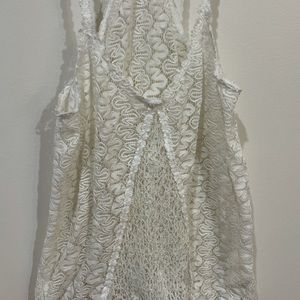 Buckle Lace Tank Top